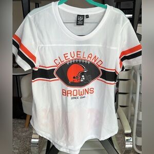 NEW NFL Team Apparel Cleveland Browns top